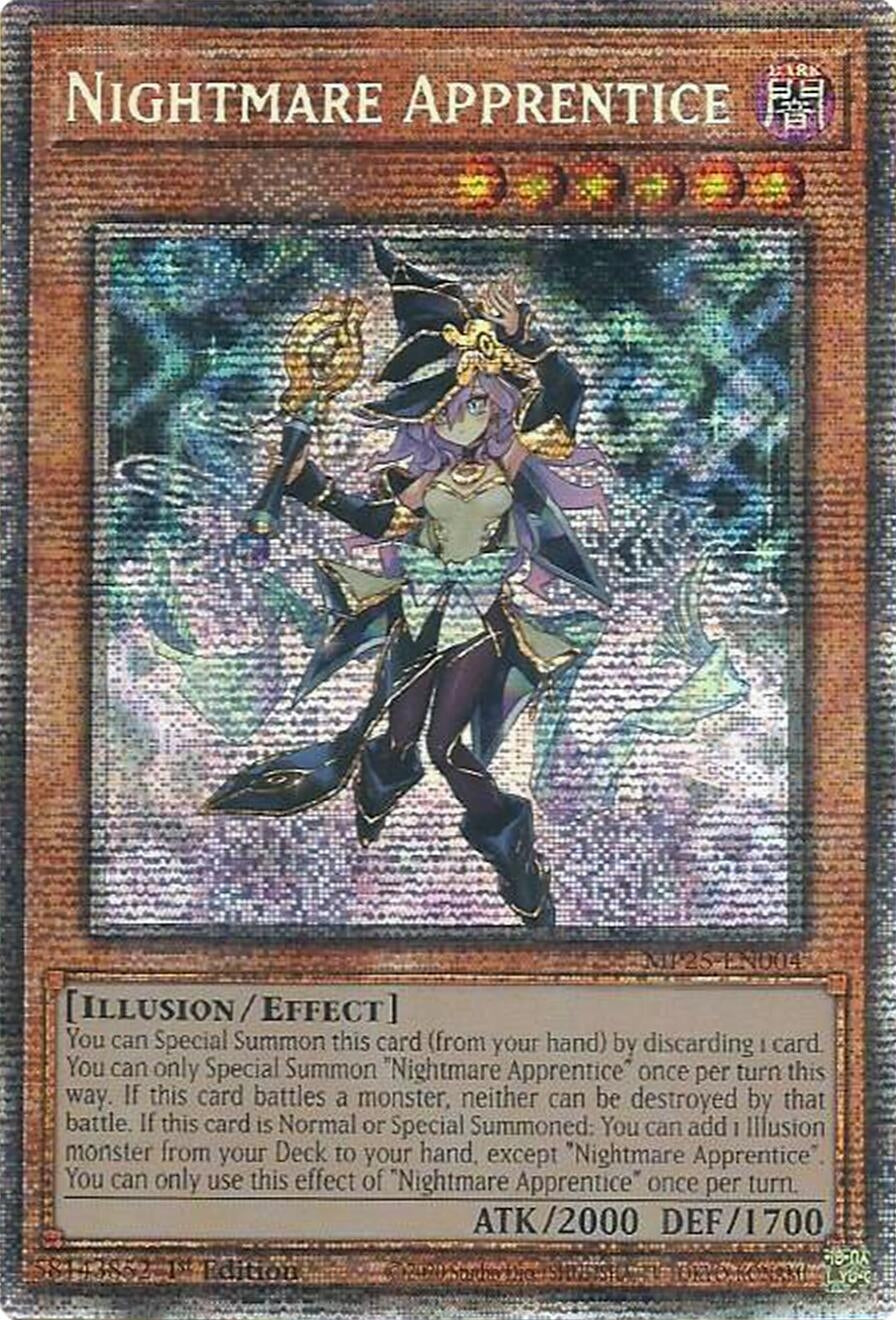Nightmare Apprentice (MP25-EN004)  Starlight Rare