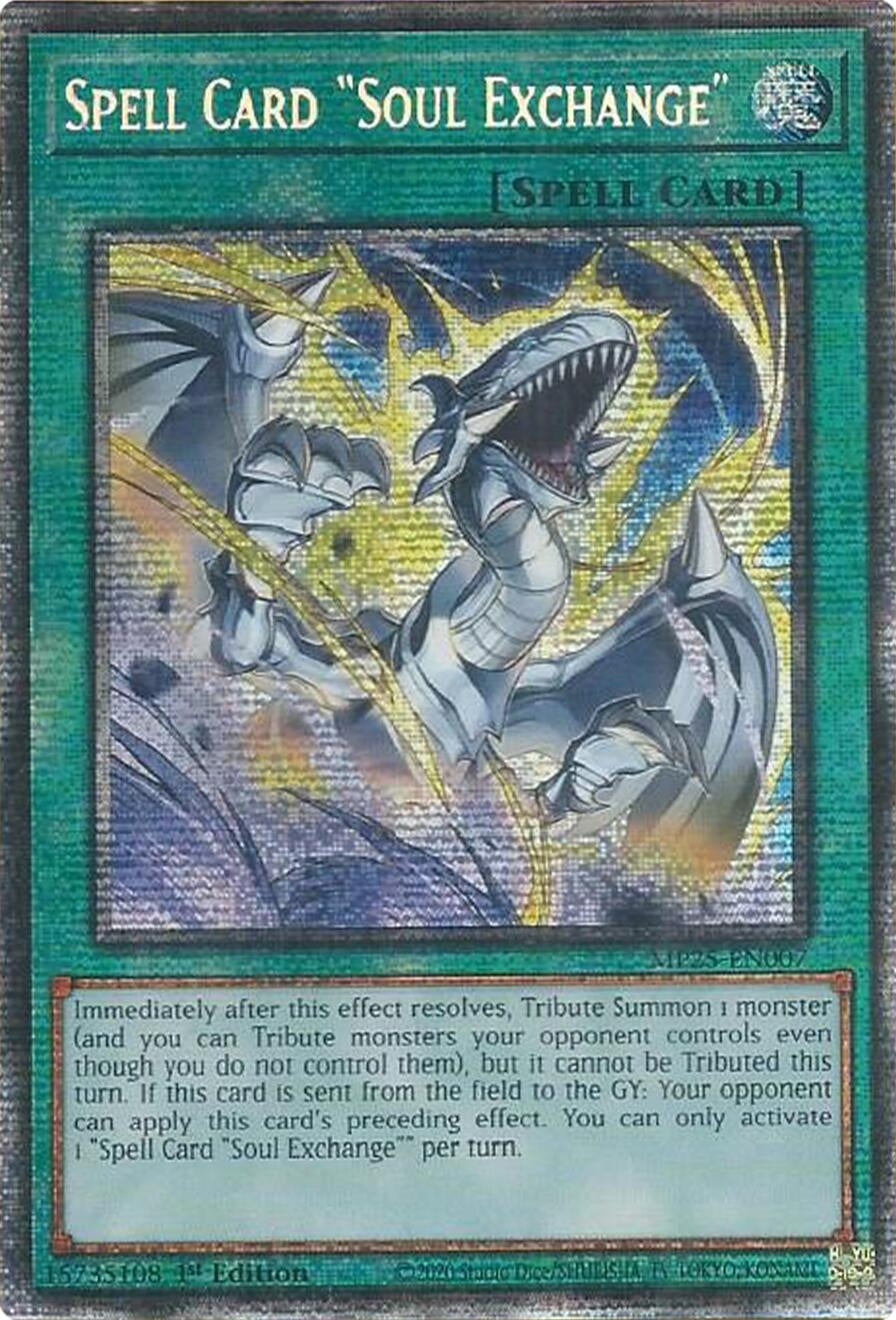 Spell Card "Soul Exchange" (MP25-EN007)  Starlight Rare