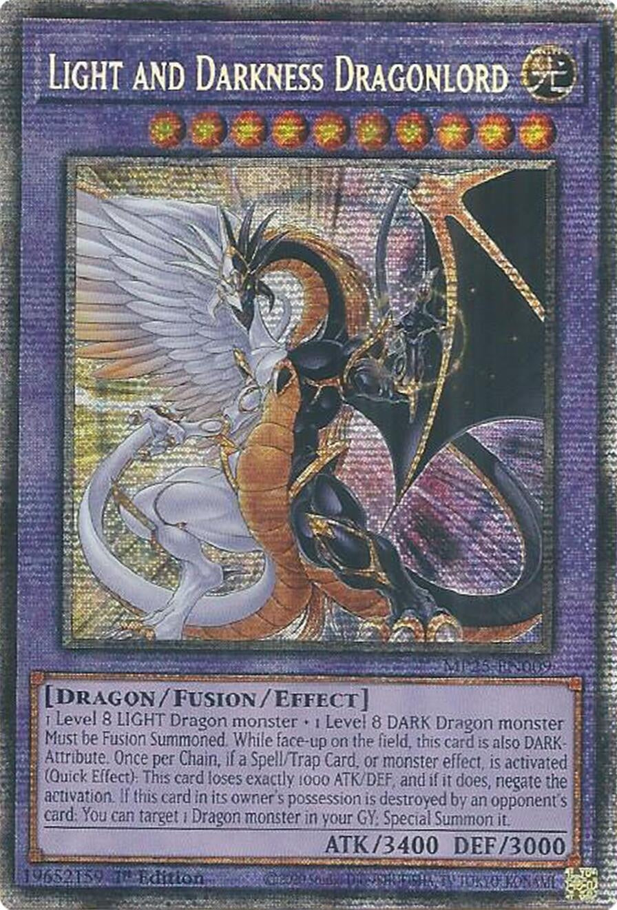 Light and Darkness Dragonlord (MP25-EN009)  Starlight Rare