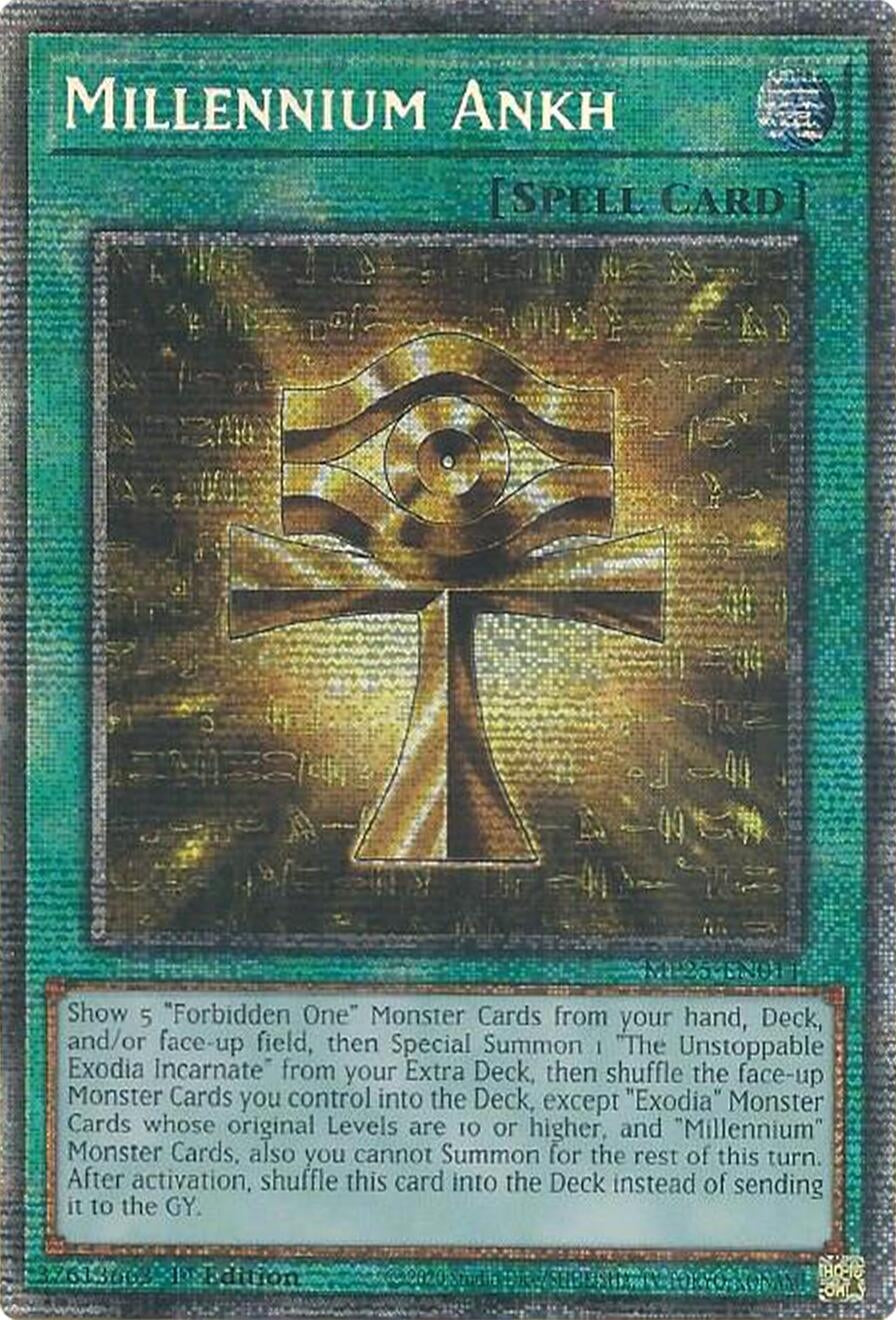 Millennium Ankh (MP25-EN011)  Starlight Rare