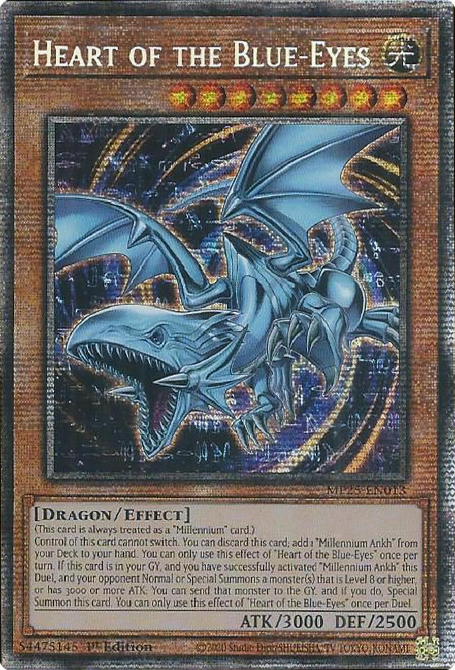 Heart of the Blue-Eyes (MP25-EN013)  Starlight Rare