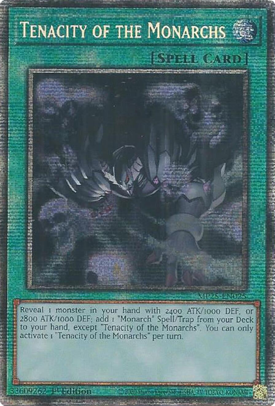 Tenacity of the Monarchs (MP25-EN025)  Starlight Rare