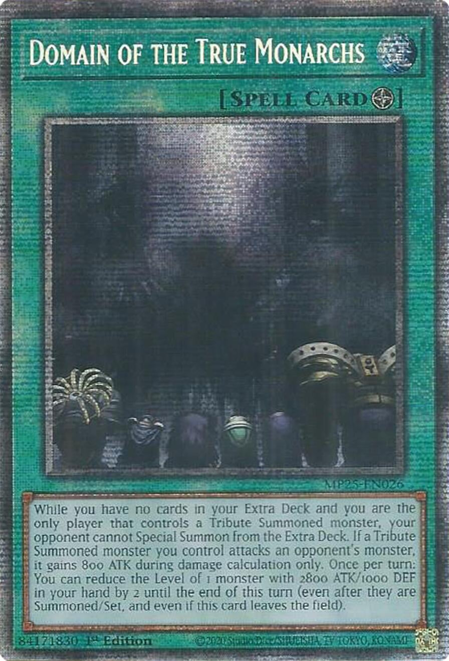 Domain of the True Monarchs (MP25-EN026)  Starlight Rare