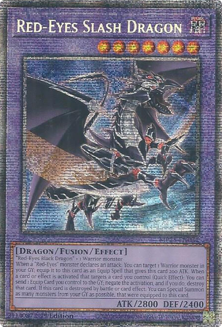 Red-Eyes Slash Dragon (MP25-EN031)  Starlight Rare