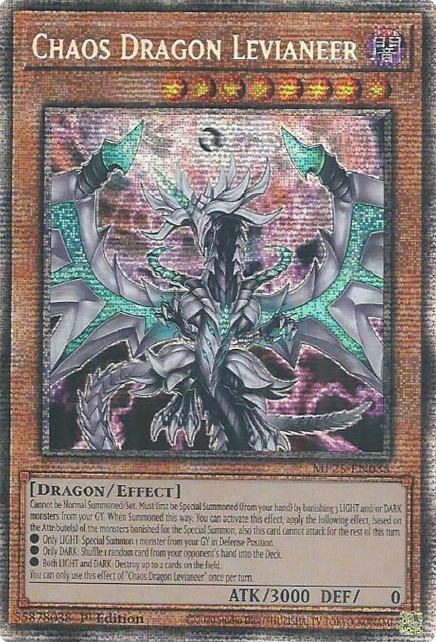 Chaos Dragon Levianeer (MP25-EN035)  Starlight Rare