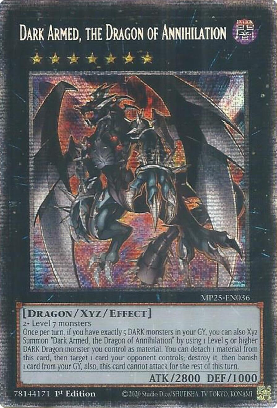 Dark Armed, the Dragon of Annihilation (MP25-EN036)  Starlight Rare