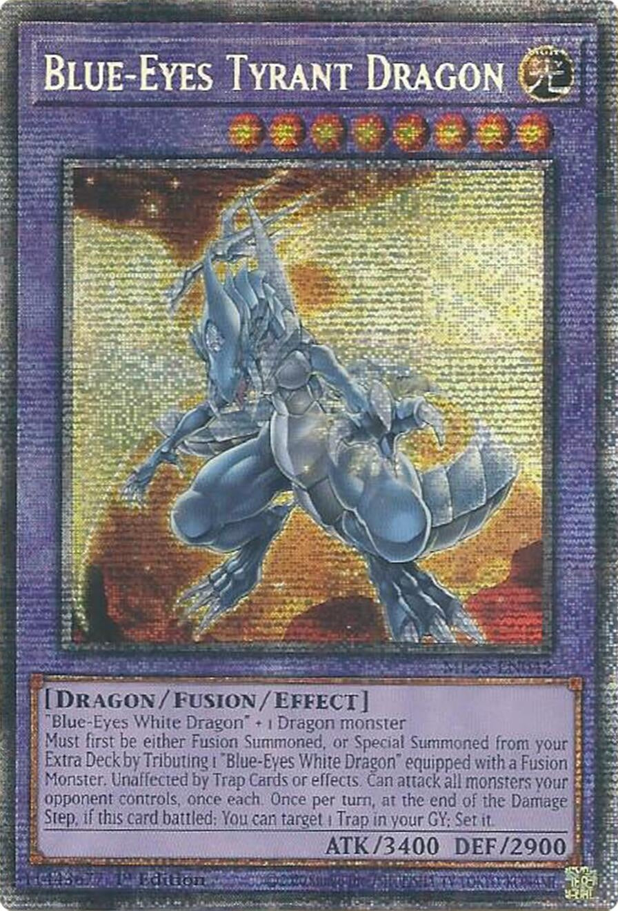 Blue-Eyes Tyrant Dragon (MP25-EN042)  Starlight Rare