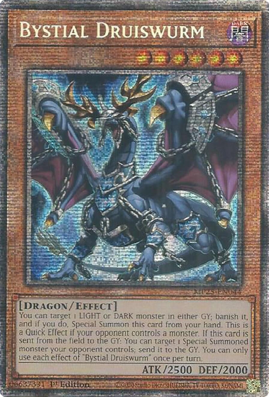 Bystial Druiswurm (MP25-EN044)  Starlight Rare