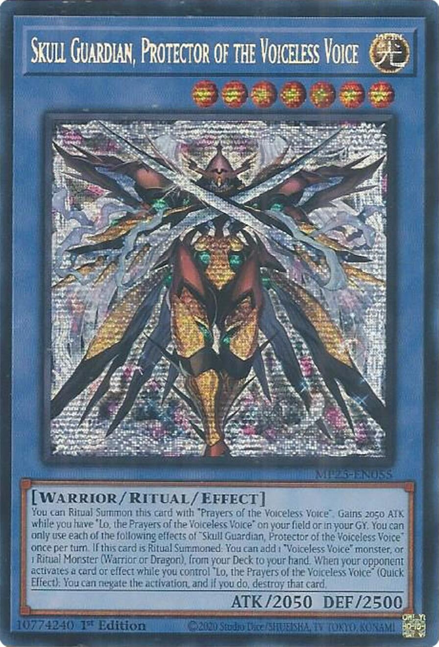 Skull Guardian, Protector of the Voiceless Voice (MP25-EN055)  Prismatic Secret Rare
