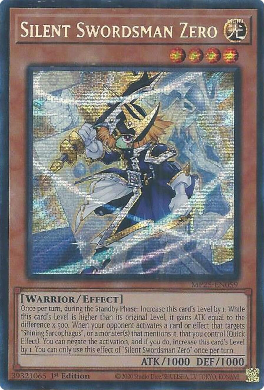 Silent Swordsman Zero (MP25-EN059)  Prismatic Secret Rare