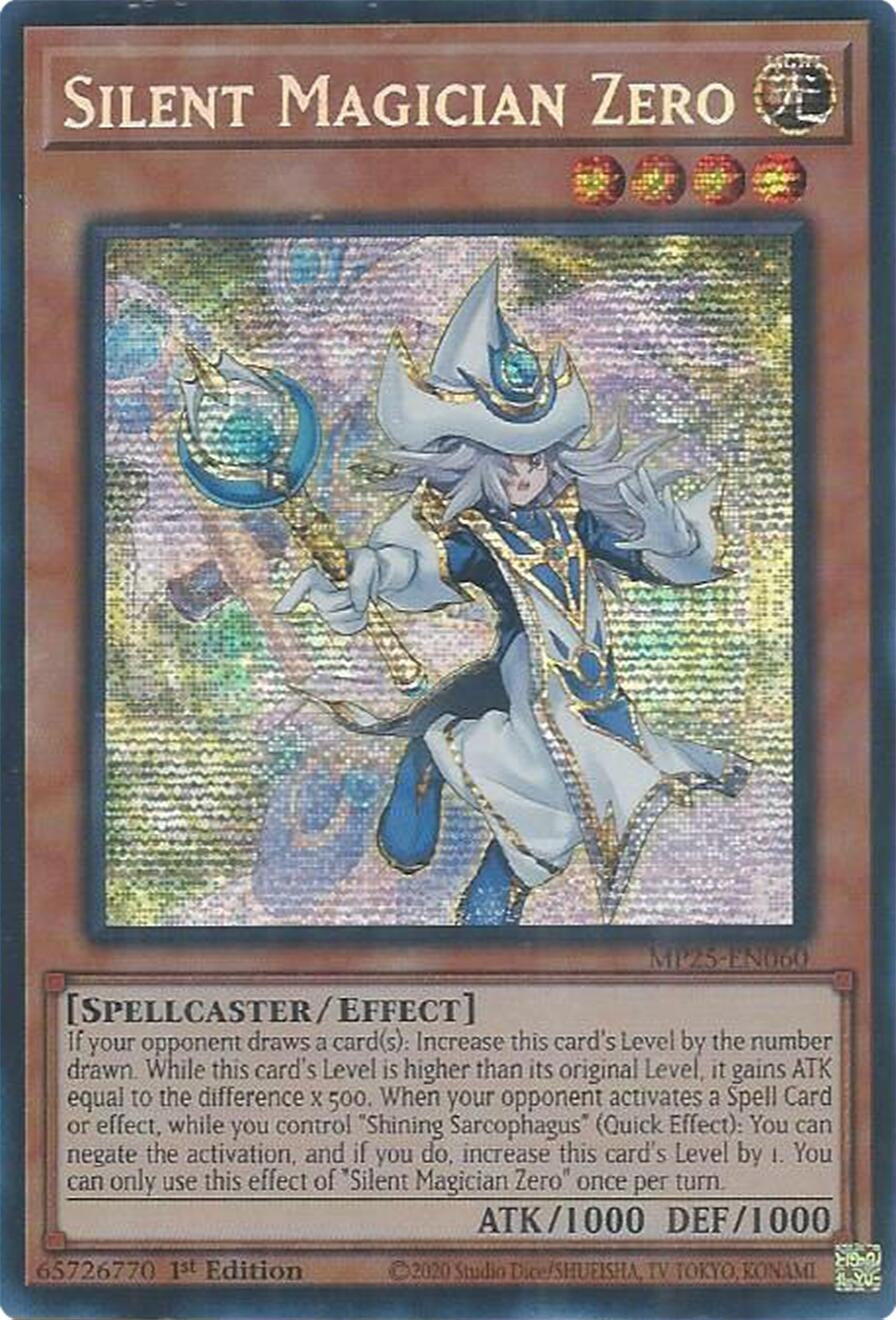 Silent Magician Zero (MP25-EN060)  Prismatic Secret Rare