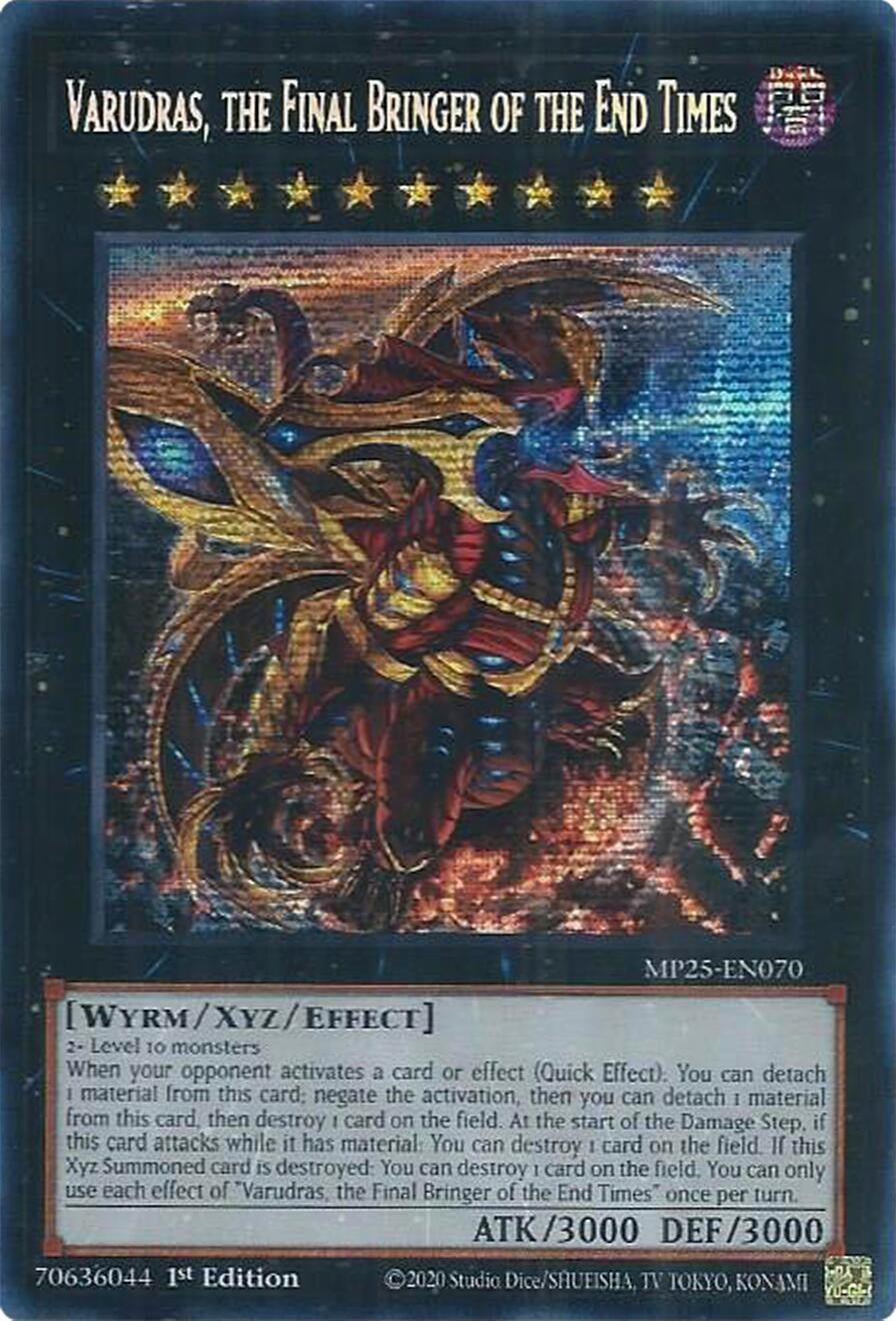 Varudras, the Final Bringer of the End Times (MP25-EN070)  Prismatic Secret Rare