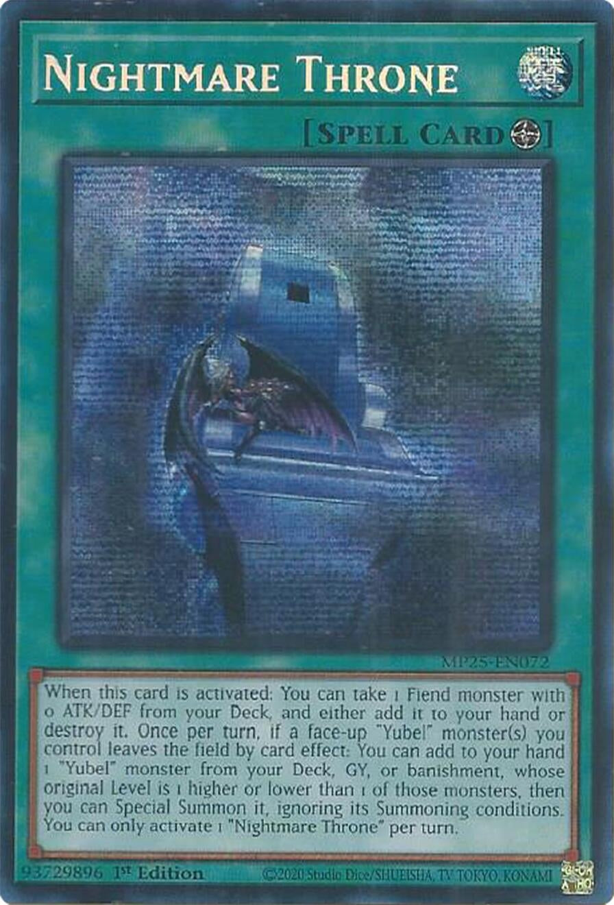Nightmare Throne (MP25-EN072) Prismatic Secret Rare
