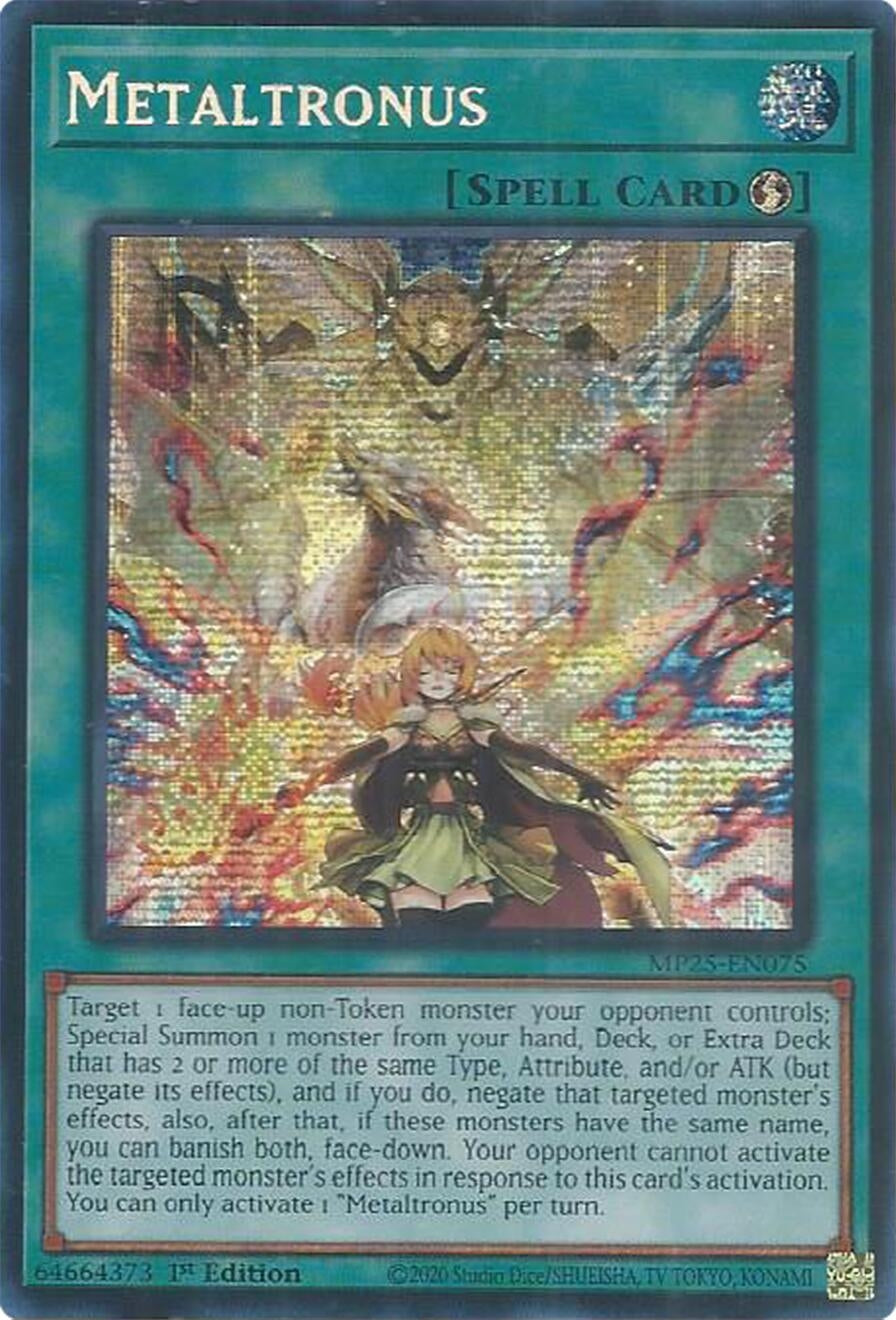 Metaltronus (MP25-EN075)  Prismatic Secret Rare