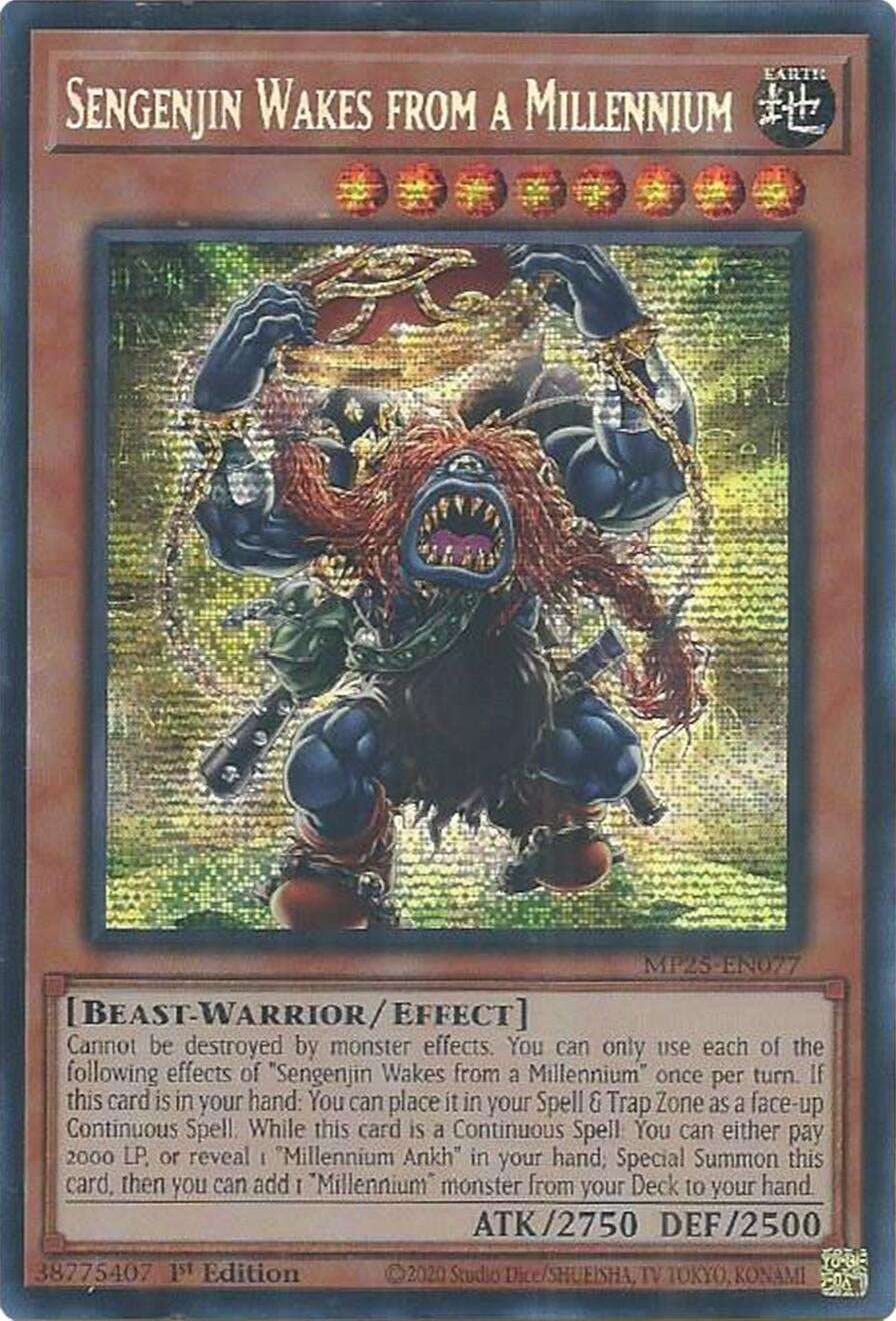 Sengenjin Wakes from a Millennium (MP25-EN077)  Prismatic Secret Rare