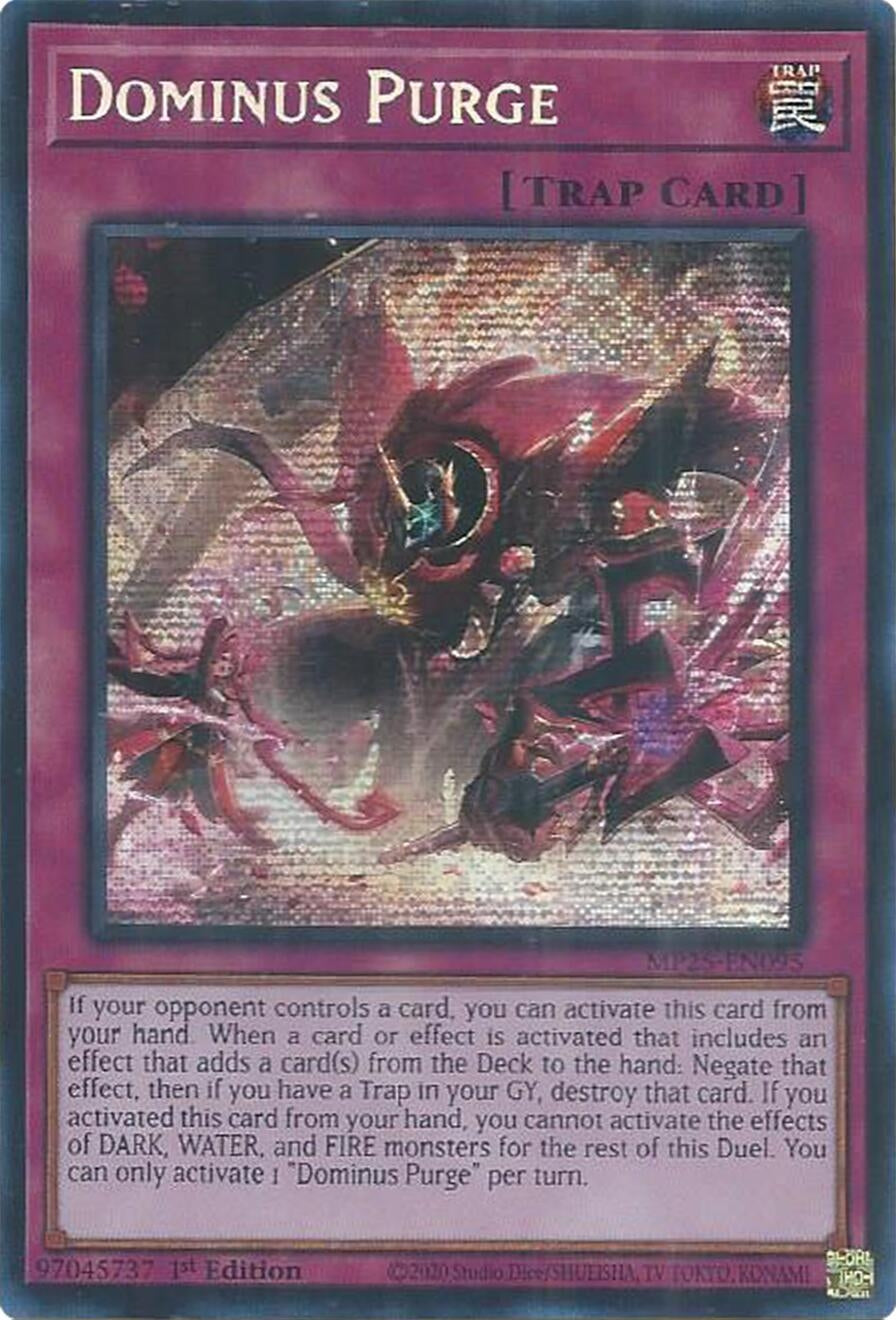 Dominus Purge (MP25-EN095)  Prismatic Secret Rare