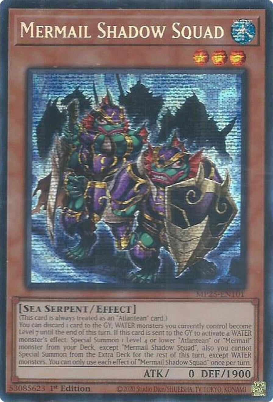 Mermail Shadow Squad (MP25-EN101)  Prismatic Secret Rare