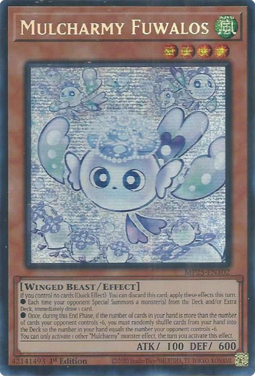 Mulcharmy Fuwalos (MP25-EN102)  Prismatic Secret Rare
