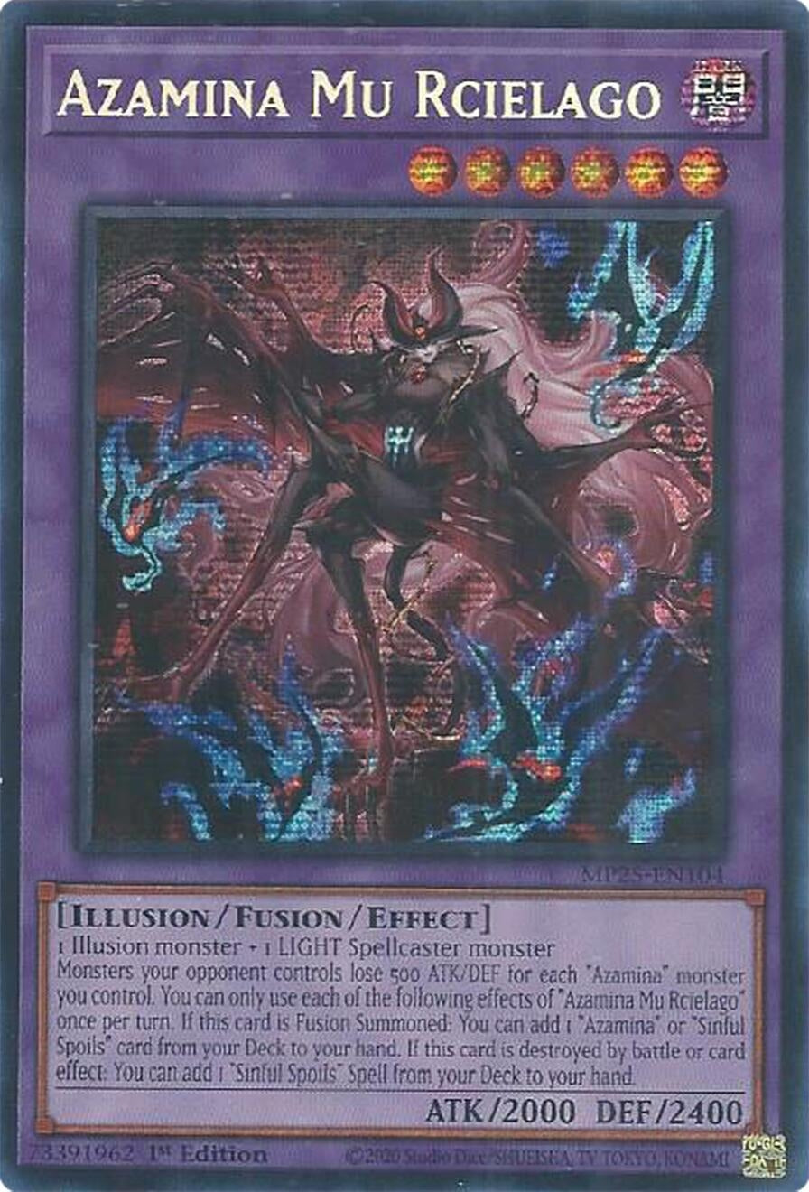 Azamina Mu Rcielago (MP25-EN104)  Prismatic Secret Rare