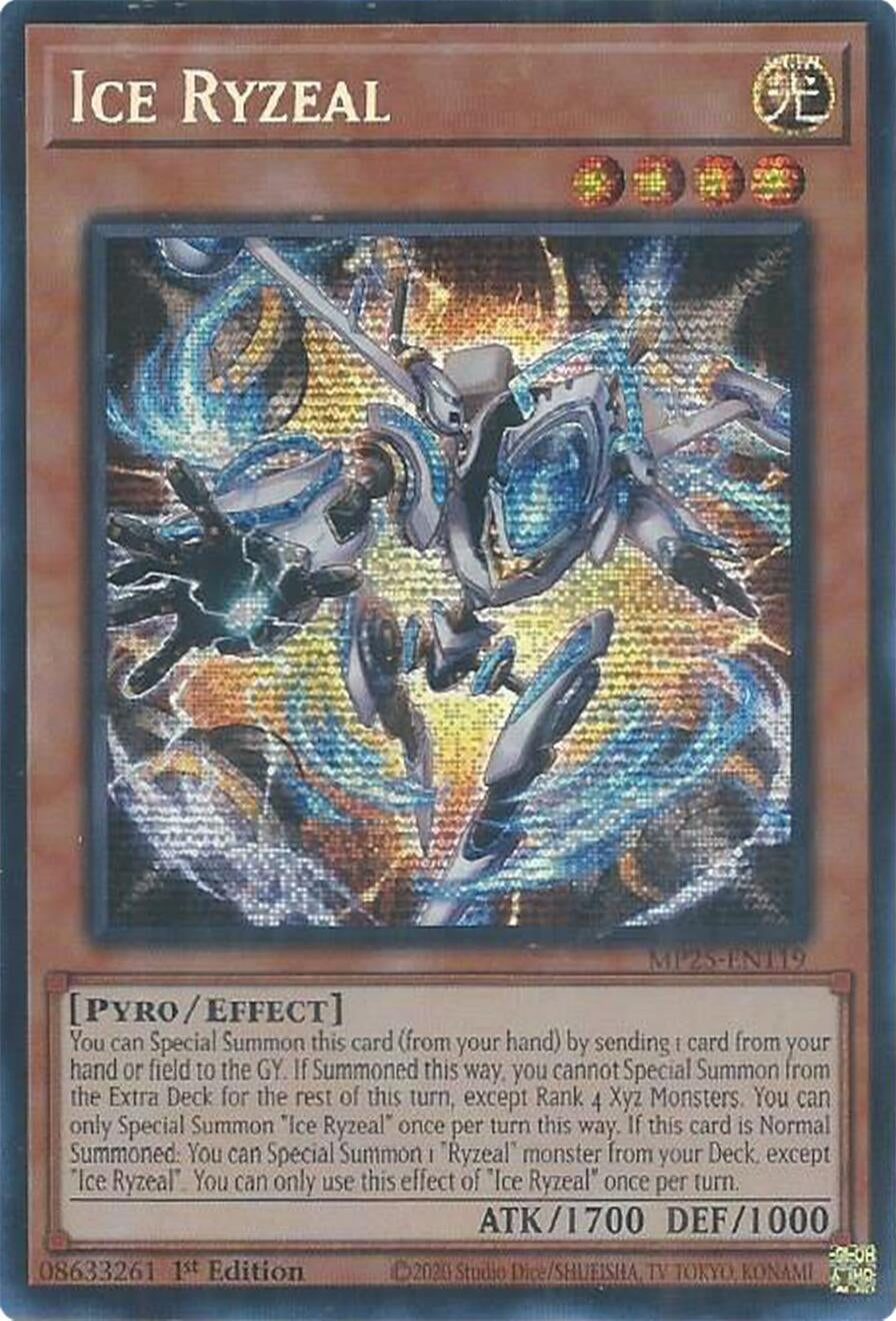 Ice Ryzeal (MP25-EN119)  Prismatic Secret Rare