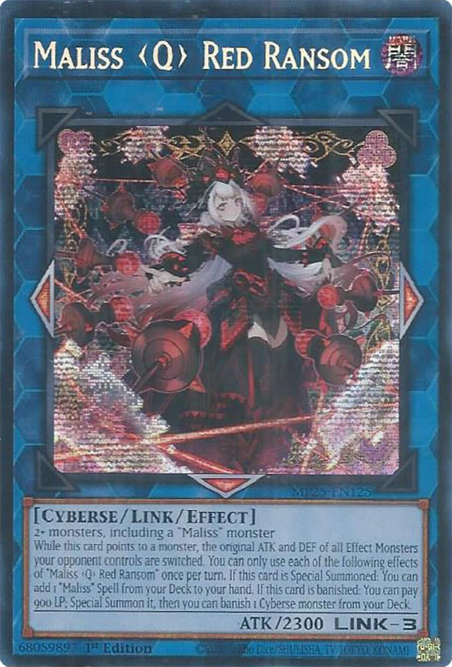 Maliss Q Red Ransom (MP25-EN125)  Prismatic Secret Rare