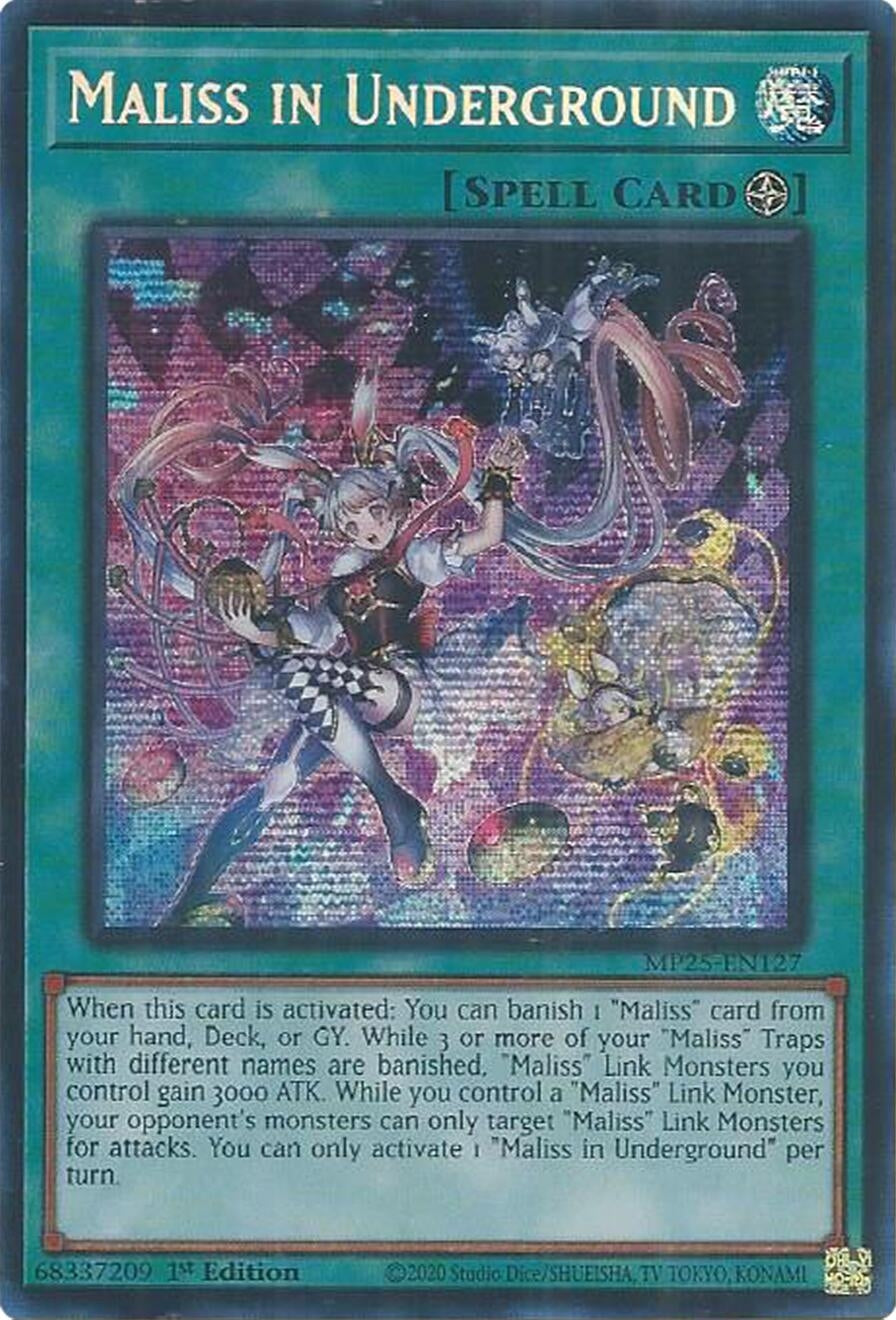 Maliss in Underground (MP25-EN127)  Prismatic Secret Rare