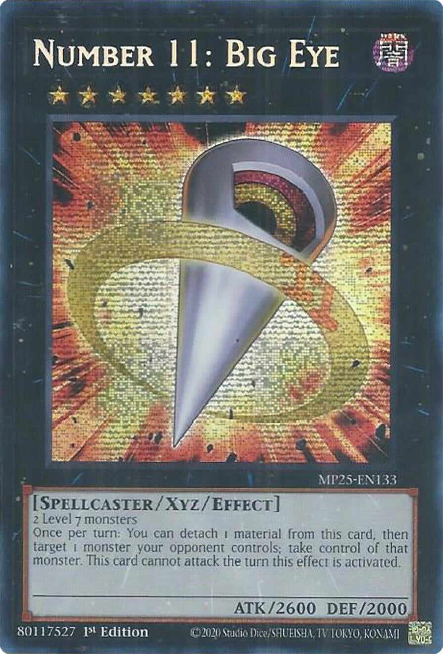 Number 11: Big Eye (MP25-EN133)  Prismatic Secret Rare