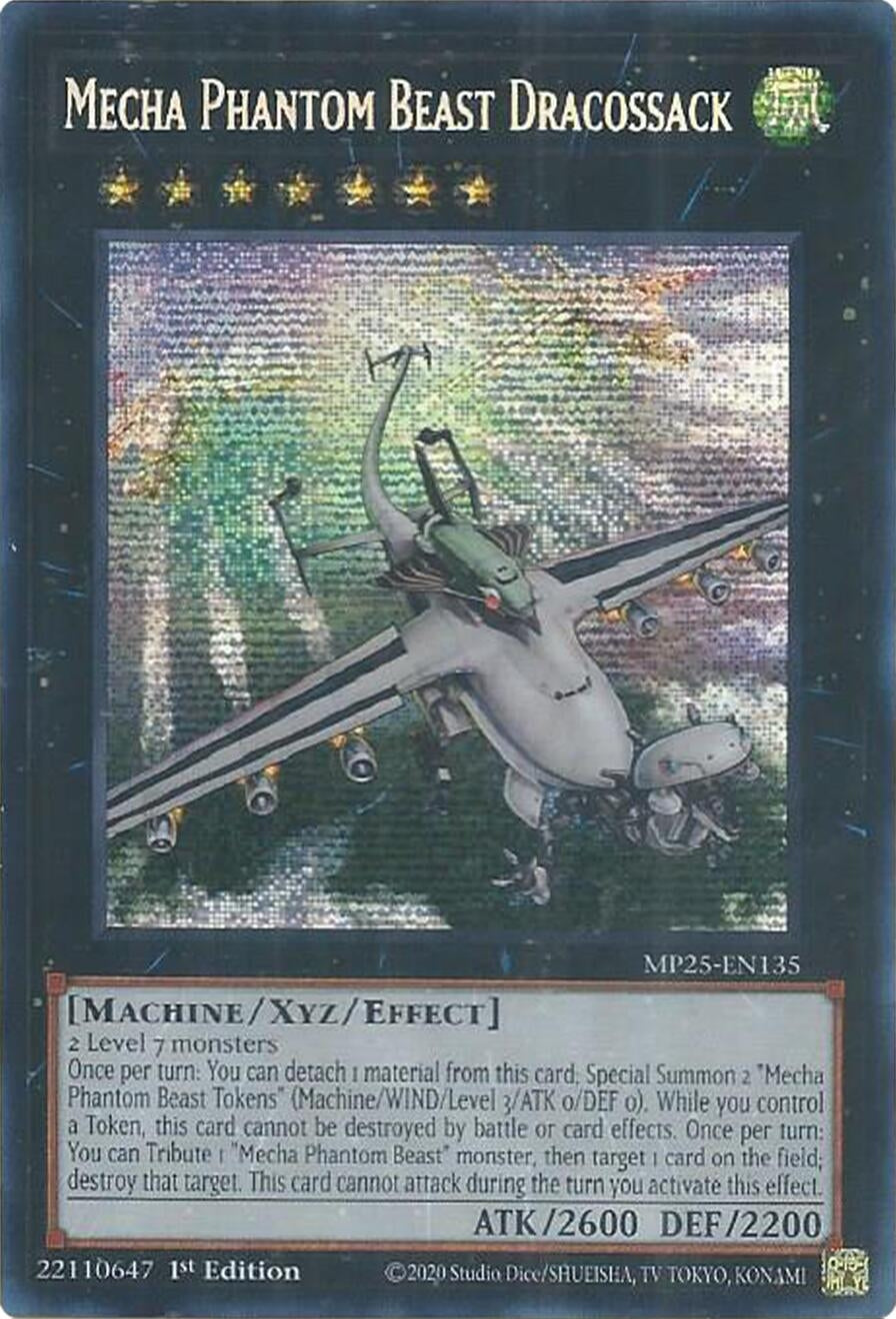 Mecha Phantom Beast Dracossack (MP25-EN135)  Prismatic Secret Rare