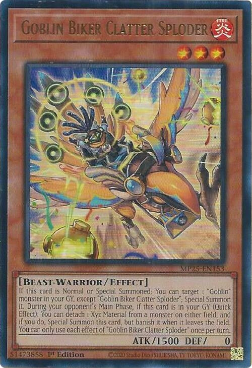 Goblin Biker Clatter Sploder (MP25-EN153)  Ultra Rare