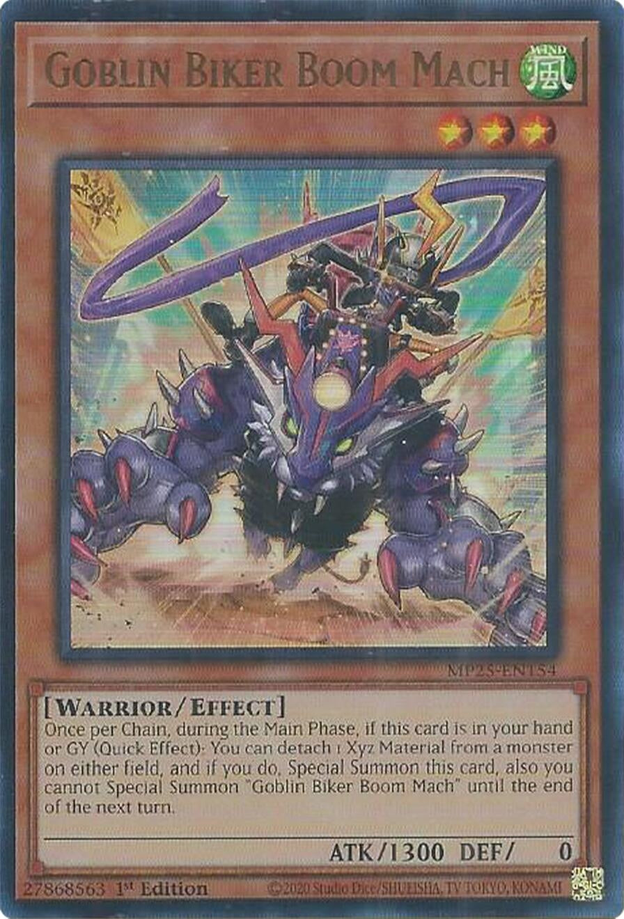 Goblin Biker Boom Mach (MP25-EN154)  Ultra Rare
