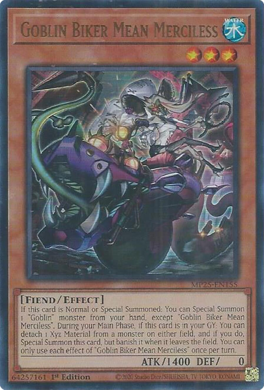 Goblin Biker Mean Merciless (MP25-EN155)  Ultra Rare