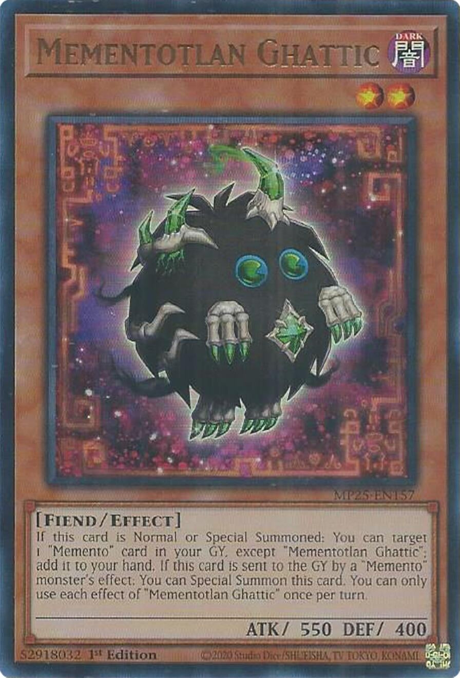 Mementotlan Ghattic (MP25-EN157)  Ultra Rare