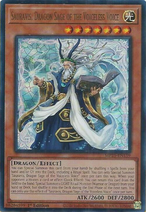Sauravis, Dragon Sage of the Voiceless Voice (MP25-EN159)  Ultra Rare