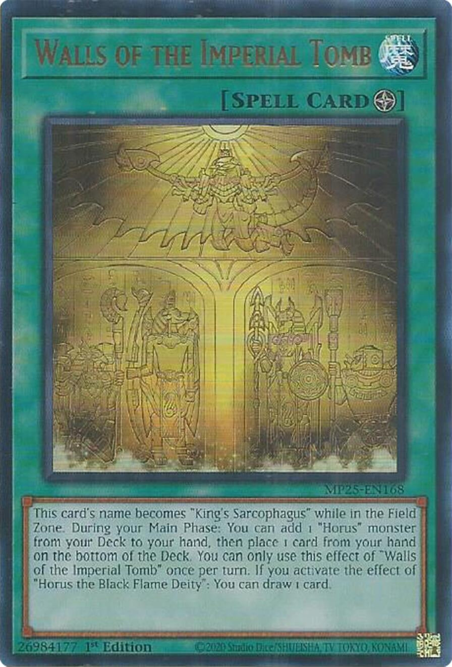 Walls of the Imperial Tomb (MP25-EN168)  Ultra Rare