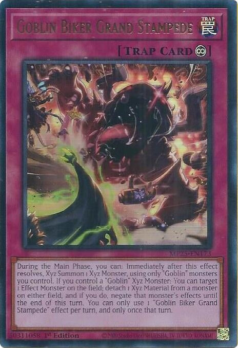 Goblin Biker Grand Stampede (MP25-EN173)  Ultra Rare