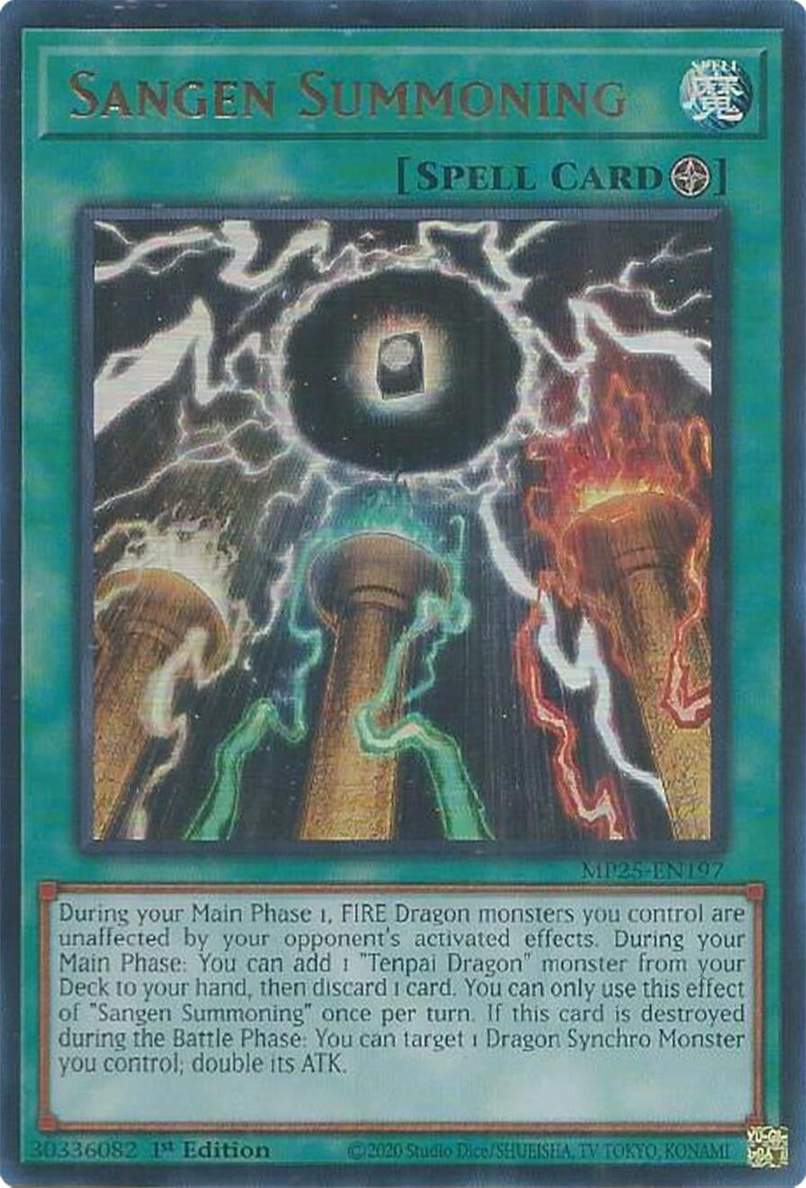 Sangen Summoning (MP25-EN197)  Ultra Rare
