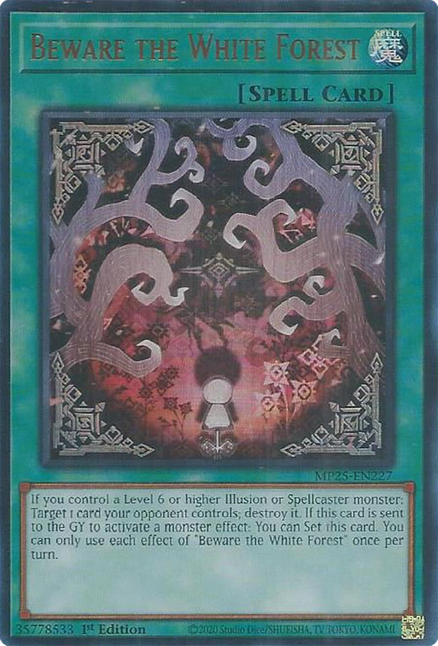 Beware the White Forest (MP25-EN227)  Ultra Rare