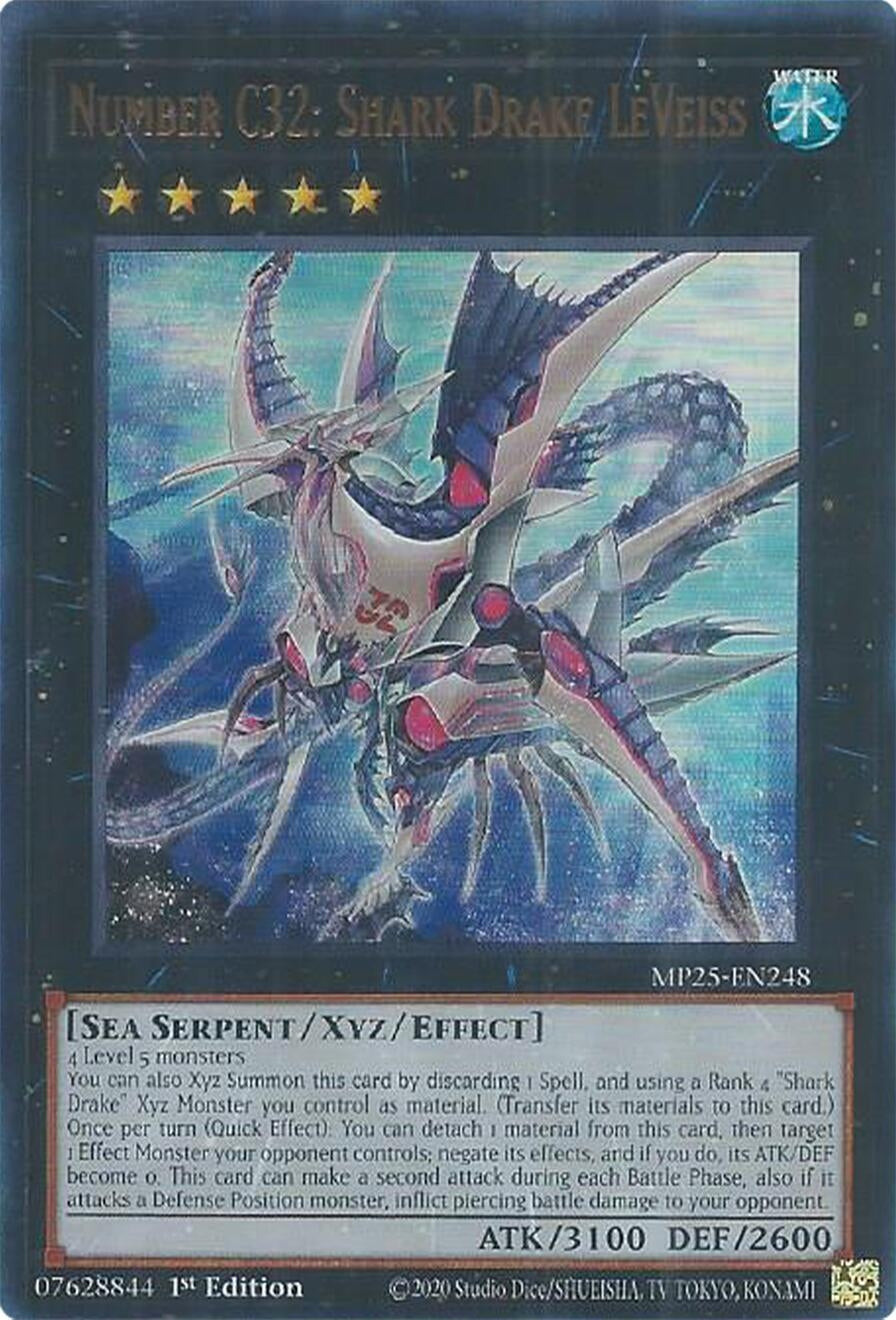 Number C32: Shark Drake LeVeiss (MP25-EN248)  Ultra Rare
