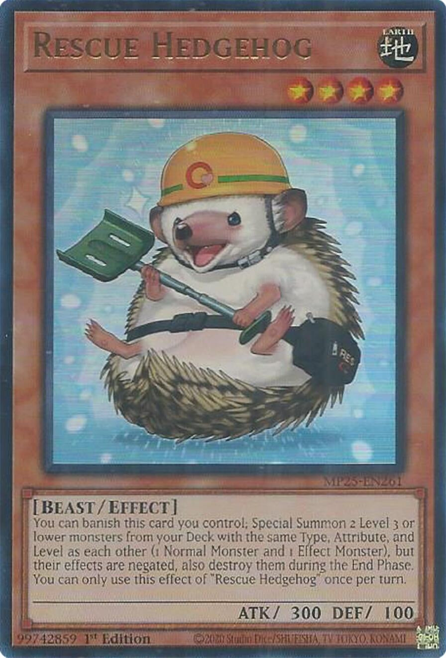 Rescue Hedgehog (MP25-EN261)  Ultra Rare