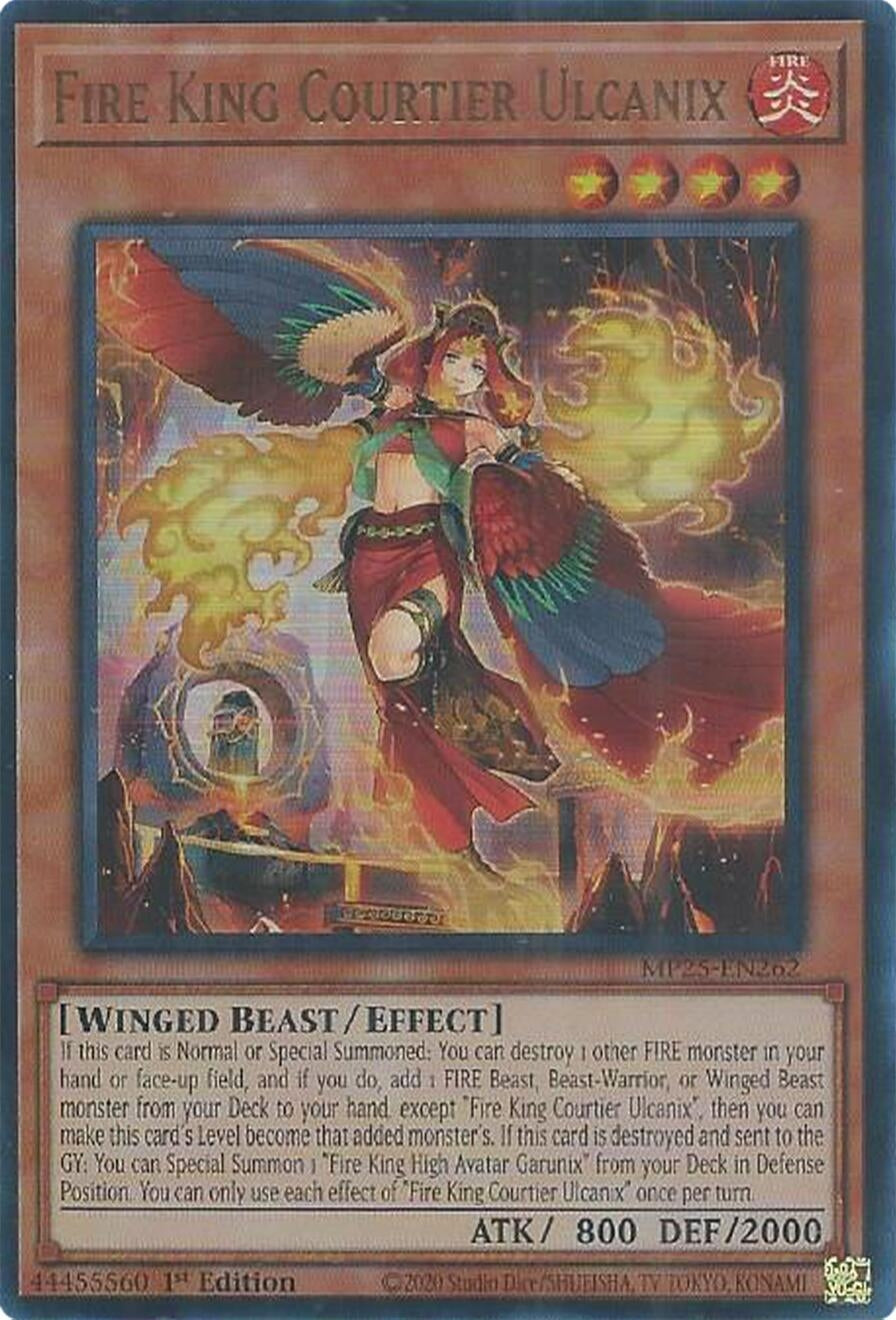 Fire King Courtier Ulcanix (MP25-EN262)  Ultra Rare