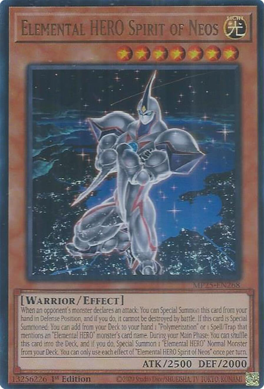 Elemental HERO Spirit of Neos (MP25-EN268)  Ultra Rare