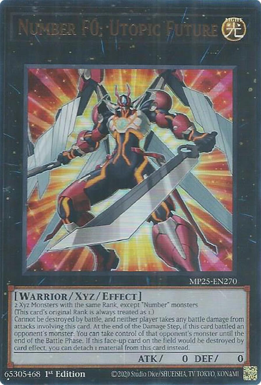 Number F0: Utopic Future (MP25-EN270)  Ultra Rare