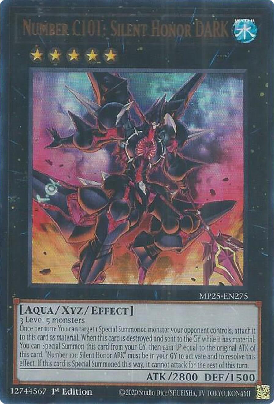 Number C101: Silent Honor DARK (MP25-EN275)  Ultra Rare