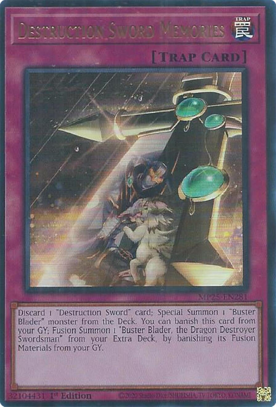 Destruction Sword Memories (MP25-EN281)  Ultra Rare