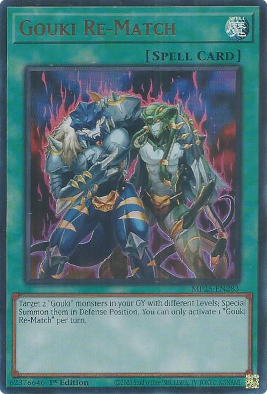 Gouki Re-Match (MP25-EN283)  Ultra Rare