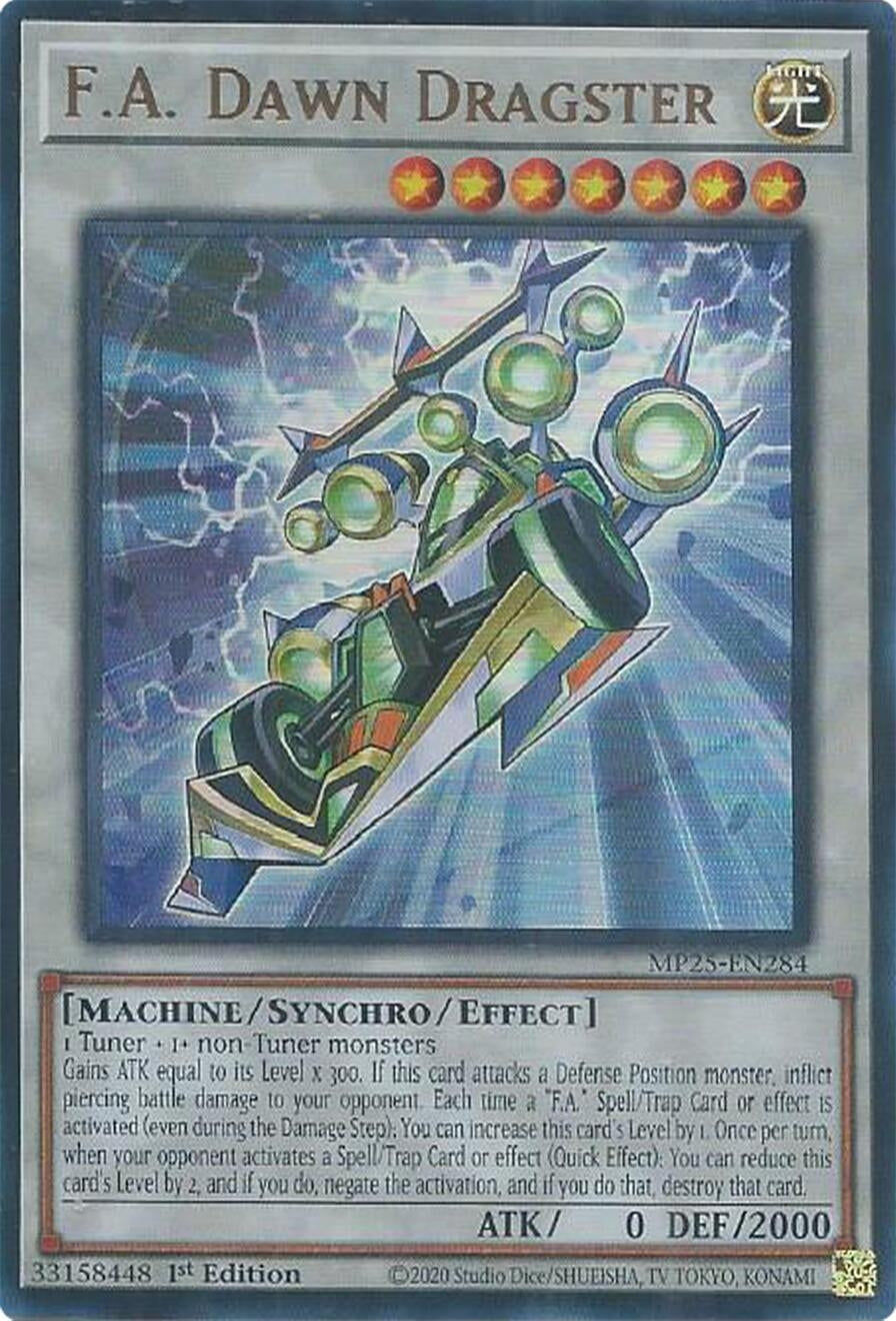 F.A. Dawn Dragster (MP25-EN284)  Ultra Rare