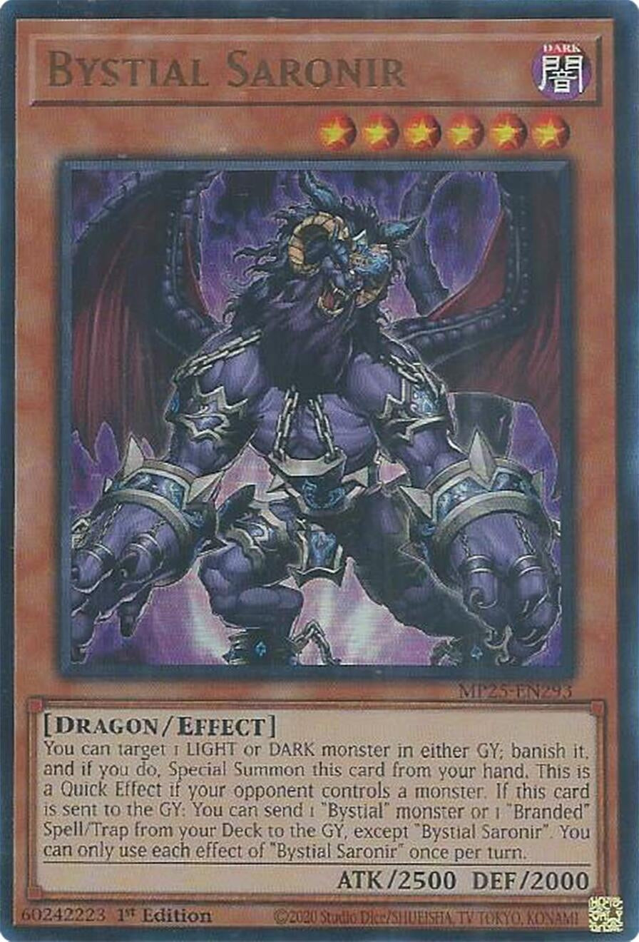 Bystial Saronir (MP25-EN293)  Ultra Rare