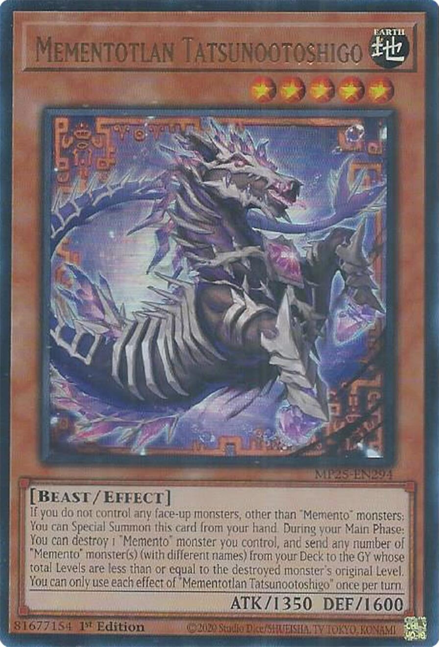 Mementotlan Tatsunootoshigo (MP25-EN294)  Ultra Rare
