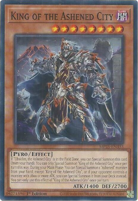 King of the Ashened City (MP25-EN333)  Common