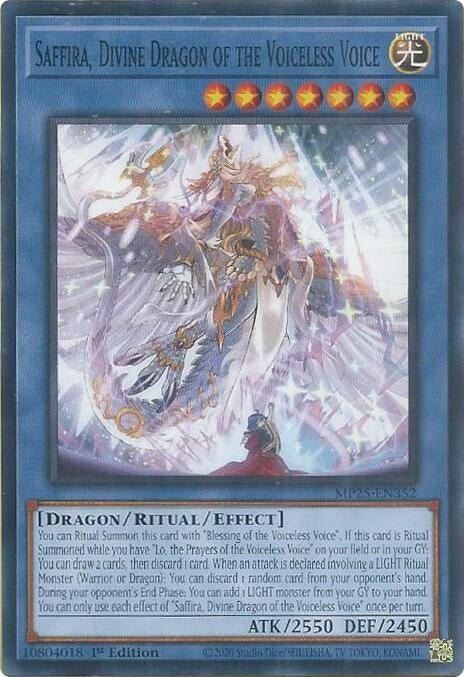Saffira, Divine Dragon of the Voiceless Voice (MP25-EN352)  Common